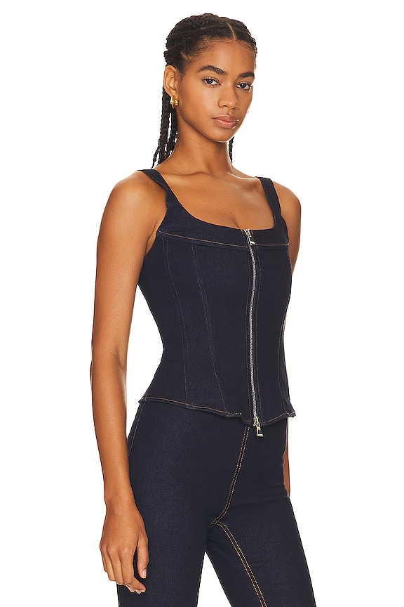 view 2 of 4 Rainy Corset in Midnight