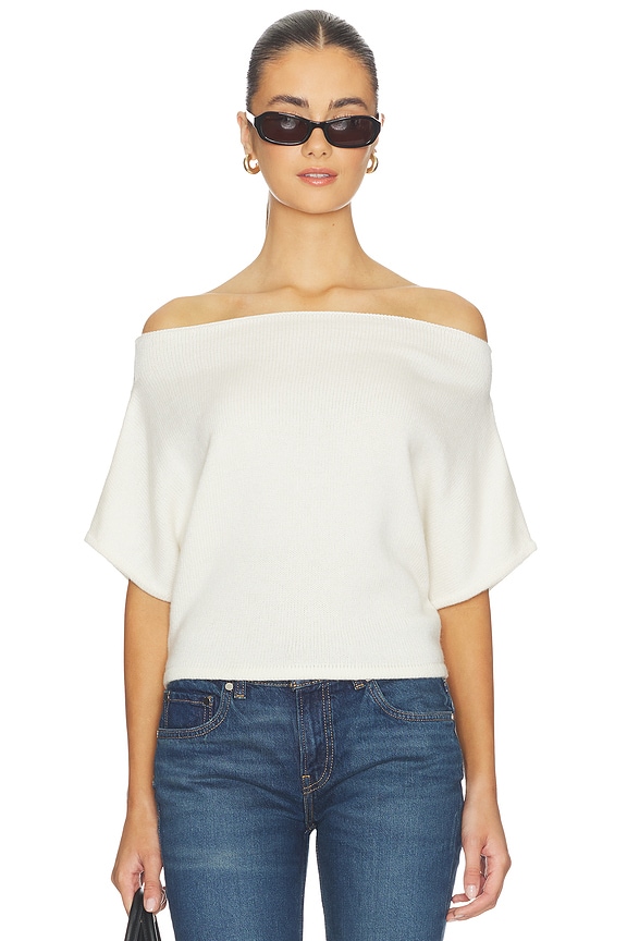 view 1 of 5 Dahlia Shrug Top in Ivory