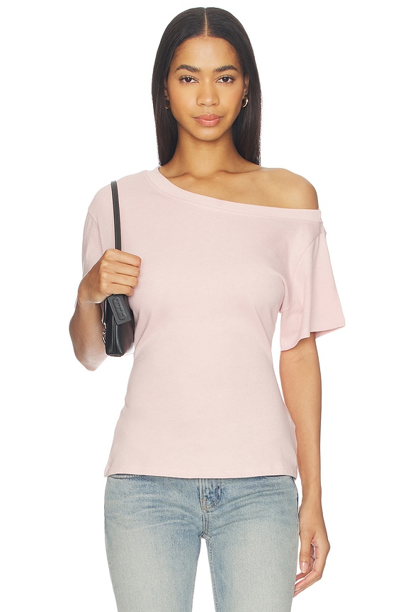 view 1 of 4 Elena Off The Shoulder Top in Soft Pink