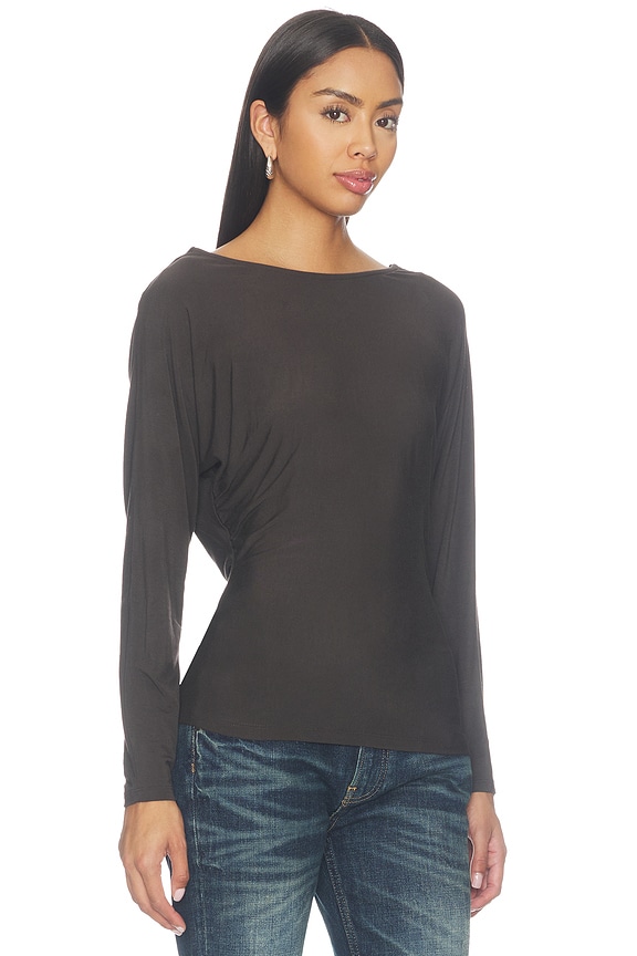 view 2 of 4 Zinnia Long Sleeve Top in Canyon