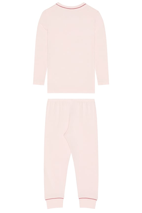 view 2 of 2 CONJUNTO PIJAMA in Pale Pink & Fig