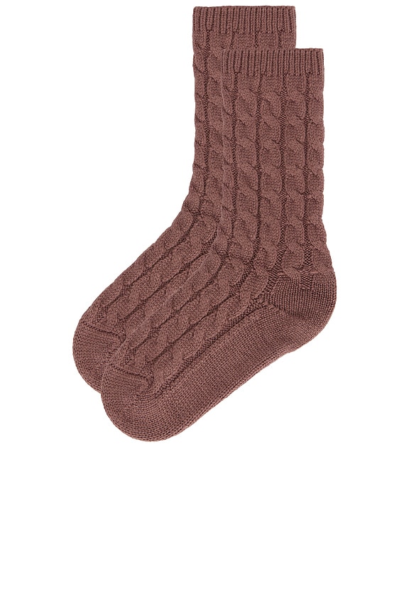view 2 of 2 CHAUSSETTES in Deep Taupe
