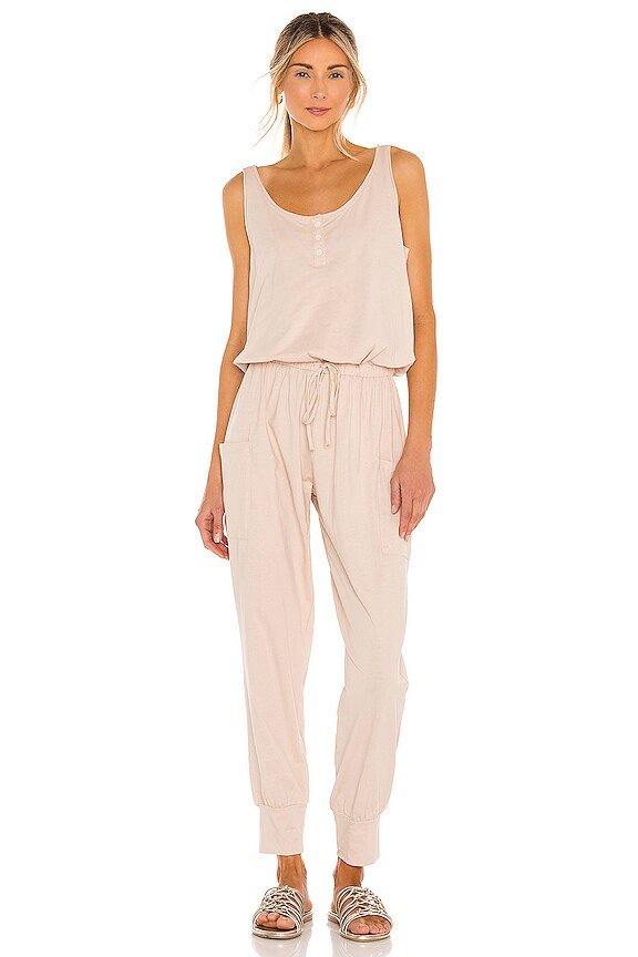view 1 of 3 Brie Cargo Jumpsuit in Antique Rose