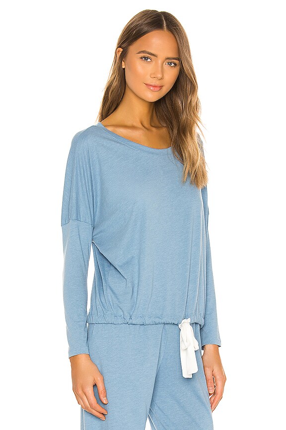 view 2 of 4 LINGERIE DE NUIT HEATHER in Blue Shadow Blues