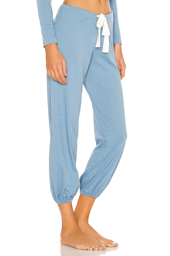view 2 of 4 Heather Cropped Pant in Blue Shadow Blues