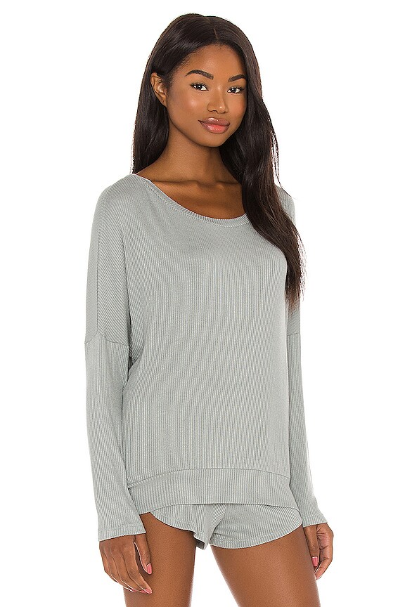 view 2 of 5 Elon Ballet Top in Willow Green