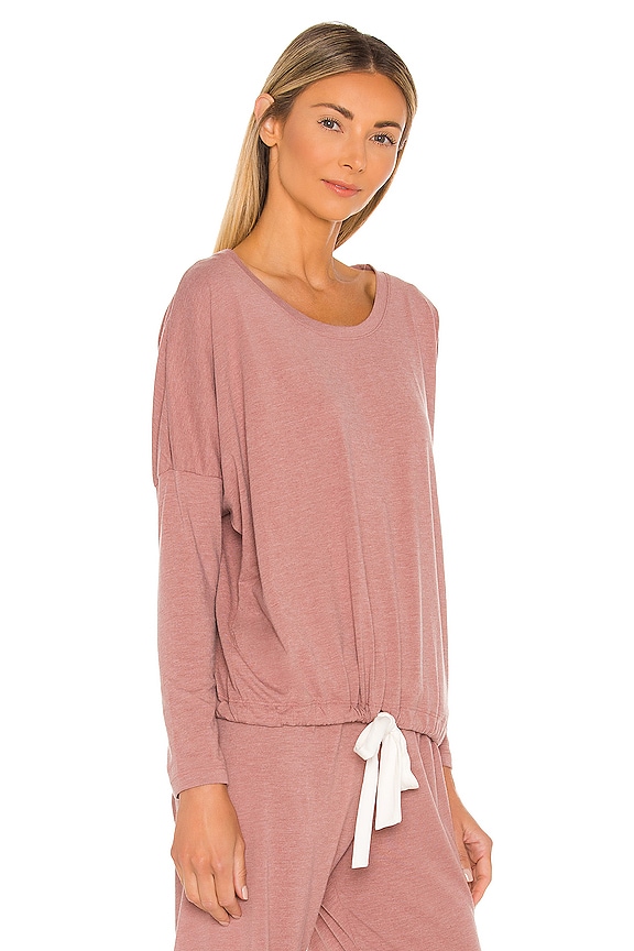 view 2 of 4 HEATHER 파자마 탑 in Hazelnut