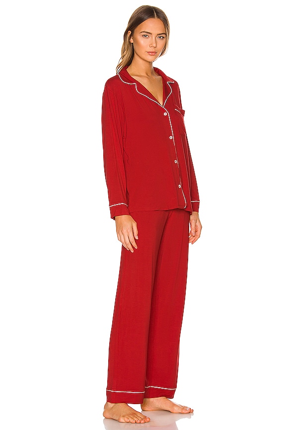 view 2 of 3 PYJAMA GISELE in Holly Red