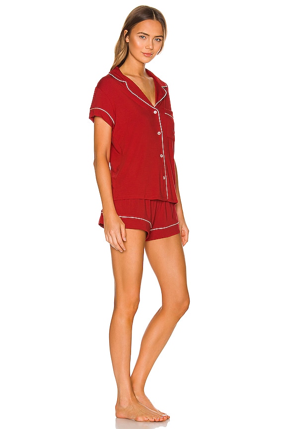 view 2 of 3 PYJAMA GISELE in Haute Red & Ivory