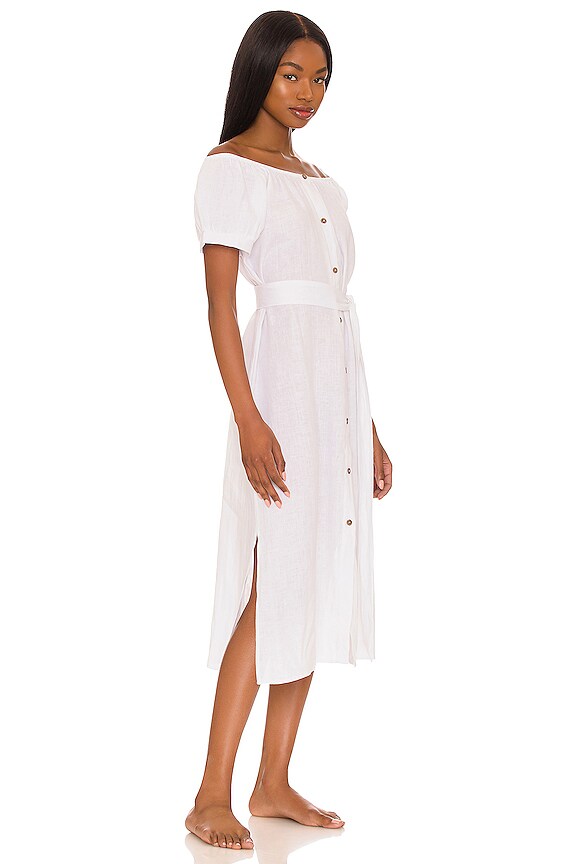 view 2 of 4 VESTIDO LINEN in White