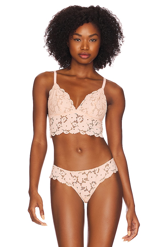 view 1 of 4 BRASSIÈRE LONGUE NAYA in Rose Cloud