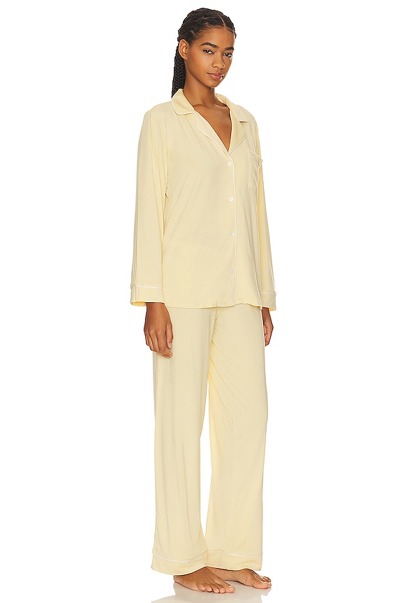 view 2 of 3 SET DE PIJAMAS LARGOS GISELE in Sunrise & Ivory