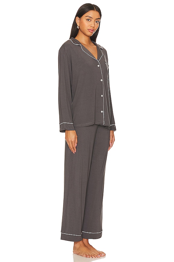 view 2 of 3 CONJUNTO PIJAMA GISELE in Graphite & Sorbet Pink