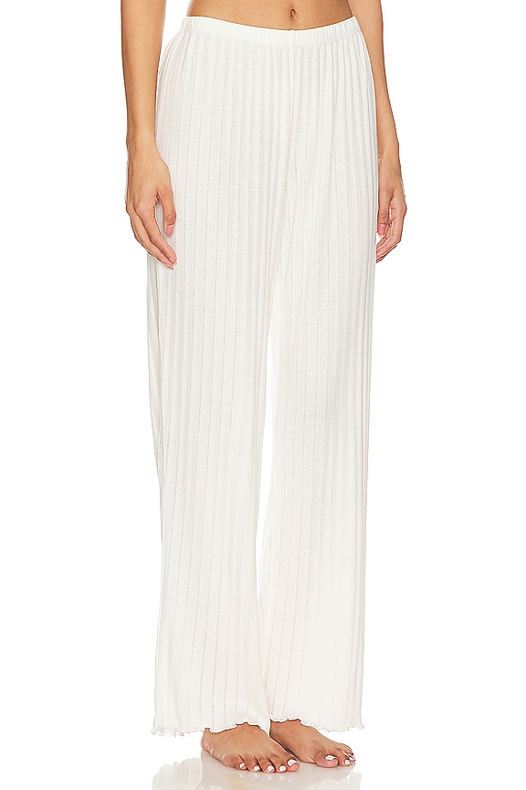 view 2 of 4 Pointelle Pant in Ivory