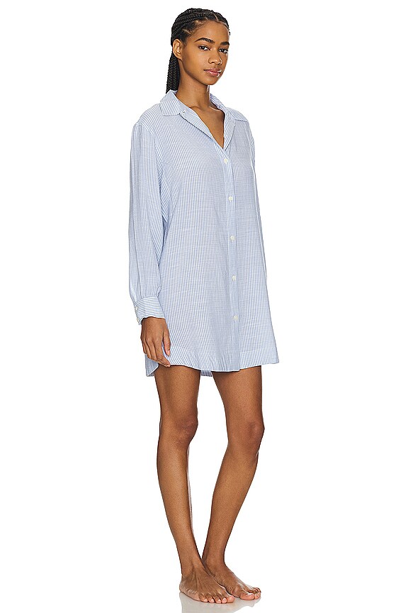 view 2 of 4 NAUTICO シャツ in Wedgewood Blue & White