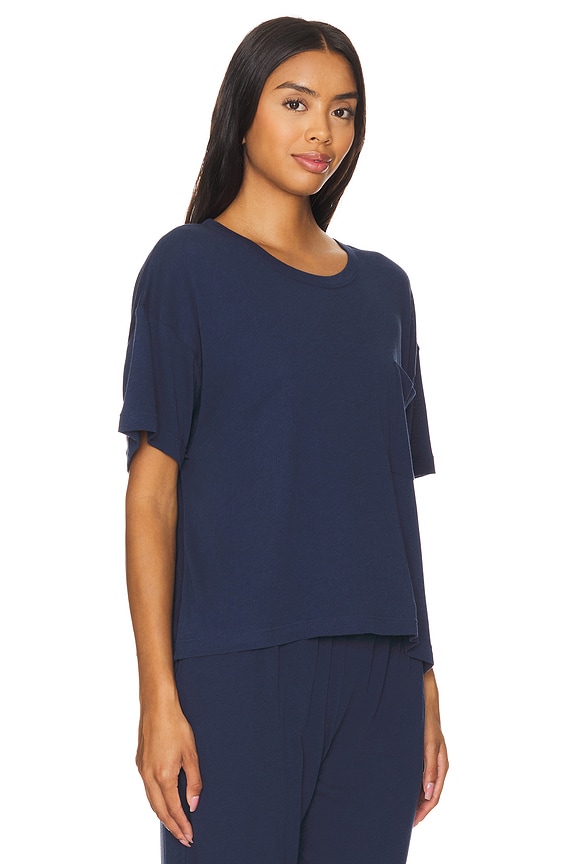 view 2 of 4 반팔 티셔츠 in Navy