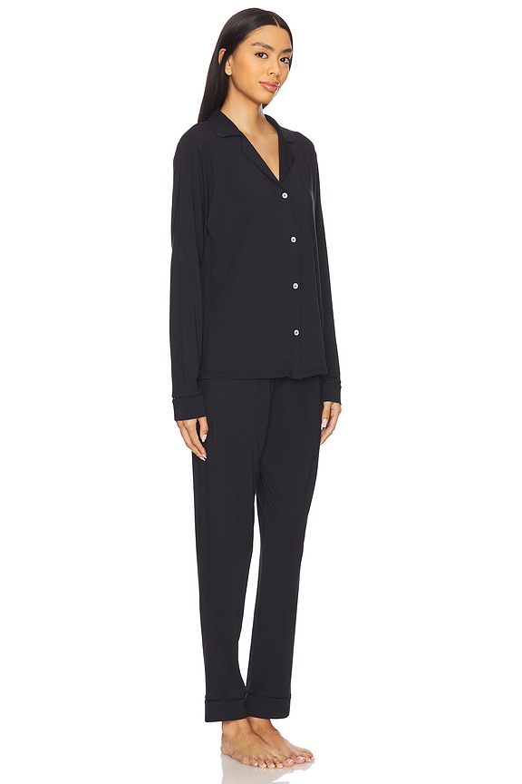 view 2 of 3 Fiona Catnap Pj Set in Black