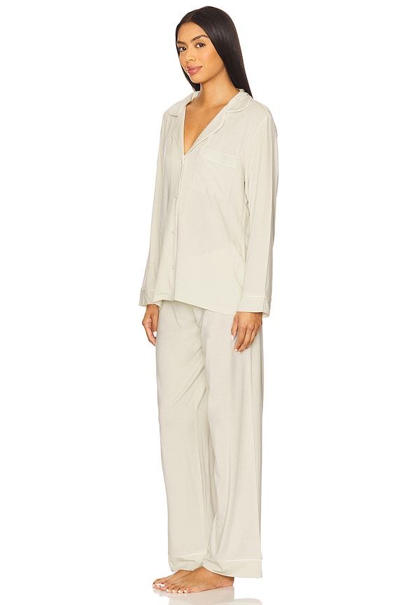 view 2 of 4 CONJUNTO PIJAMA GISELE in Mint Cream & Ivory