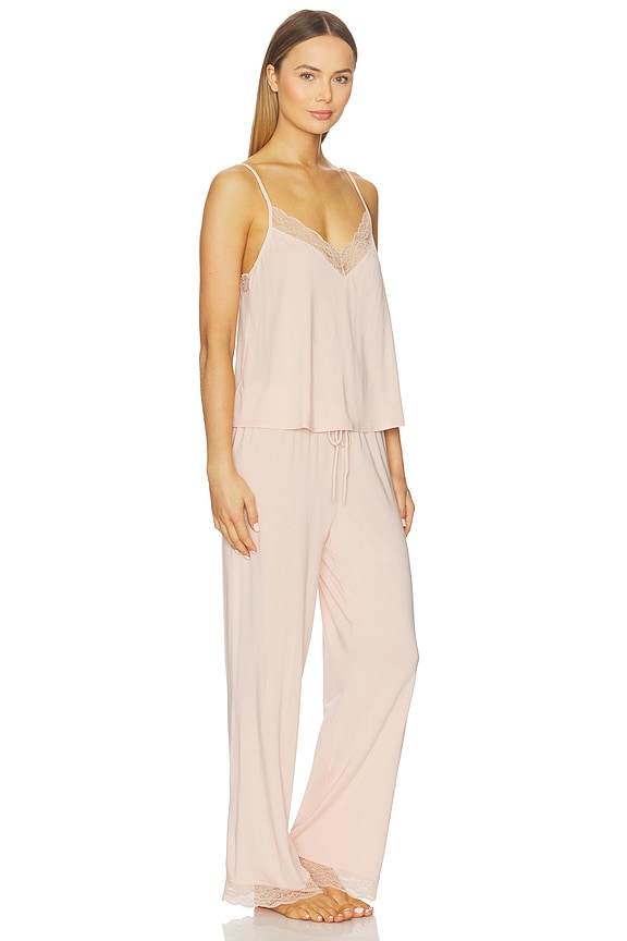 view 2 of 3 Kari Cami & Pant Pj Set in Tea Rose Tearo