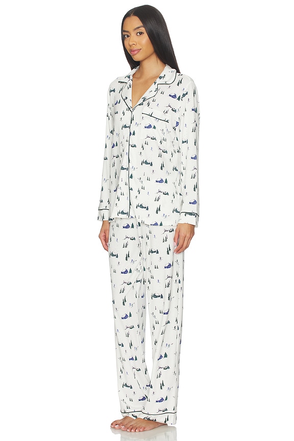 view 2 of 4 PYJAMA GISELE in Ski Chalet Ivory & Pine