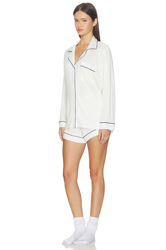 view 2 of 3 CONJUNTO PIJAMA GISELE  in Ivory & Navy
