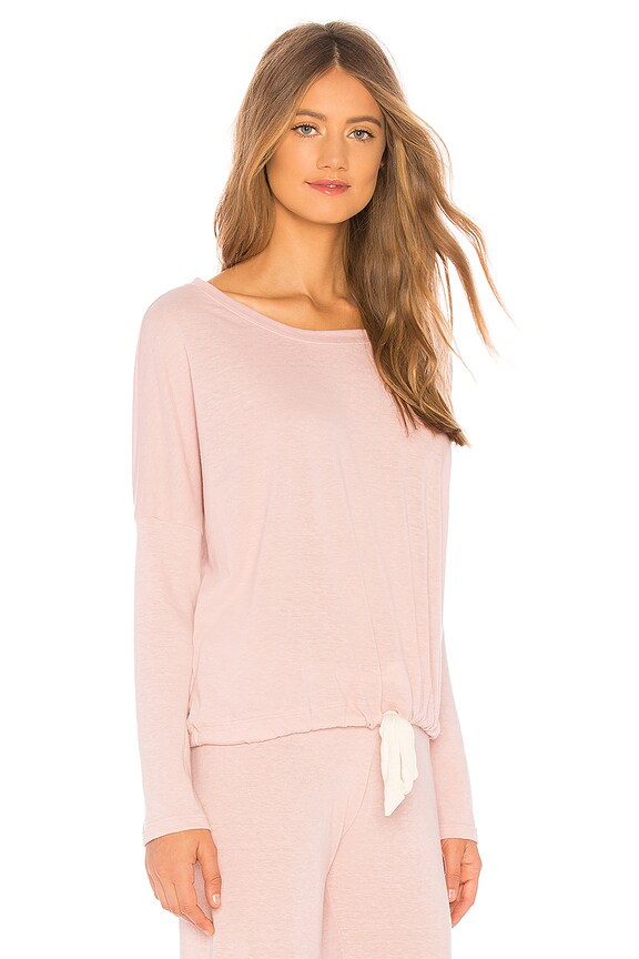 view 2 of 4 Slouchy Heather Tee in Cashmere Rose