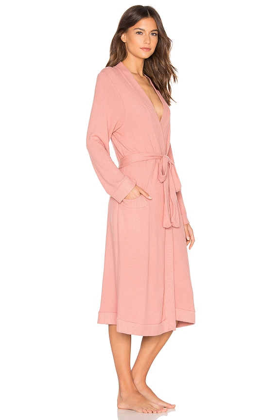 view 2 of 3 Cozy Time Robe in Old Rose