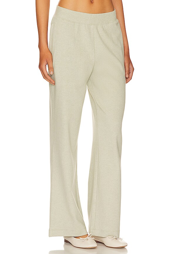 view 2 of 4 PANTALÓN PIERNA ANCHA LUXE in Botanical Zen Green