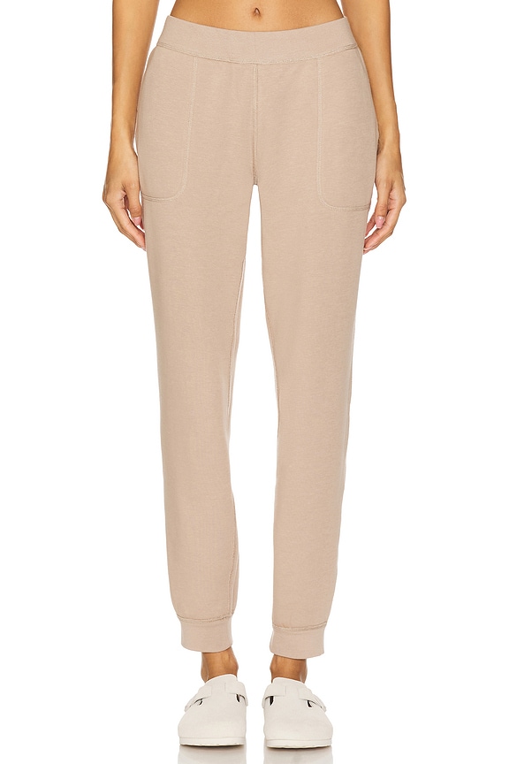 view 2 of 7 Reversible Plush Jogger in Toffee