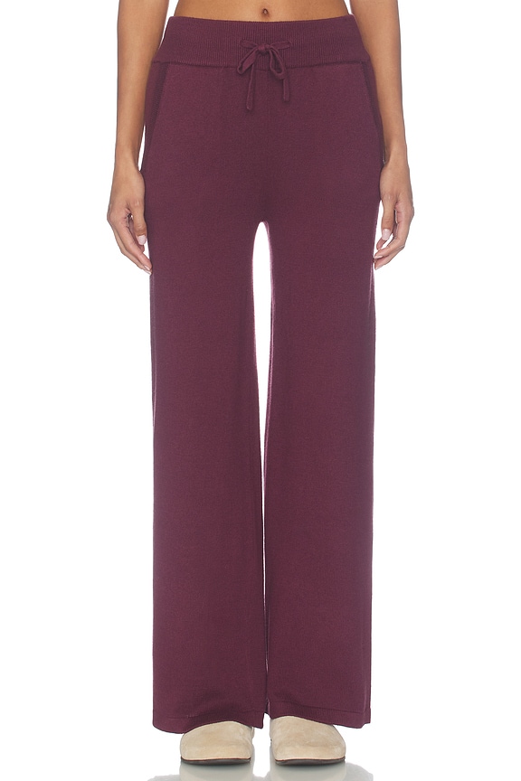 view 2 of 7 Recy Sweater Pant in Wildberry