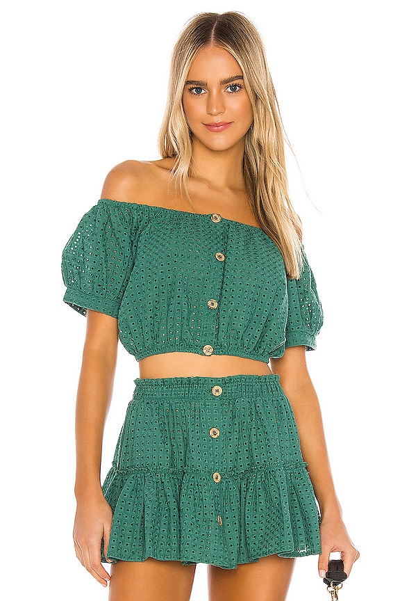 view 1 of 5 Portola Harper Blouse in Palm