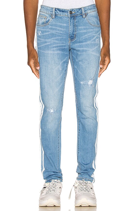 view 2 of 5 Bolt Jean in Blue & White