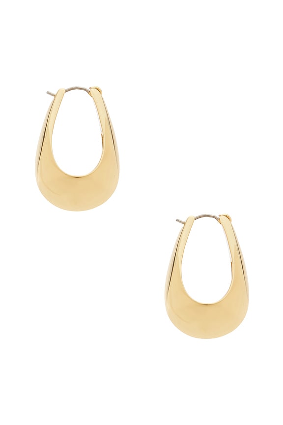 view 2 of 3 PENDIENTES DE ARO TEARDROP in Gold