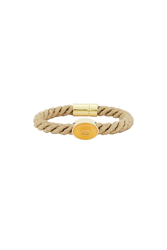 view 2 of 3 Inlaid Roebling Bracelet in Amber & Aragonite