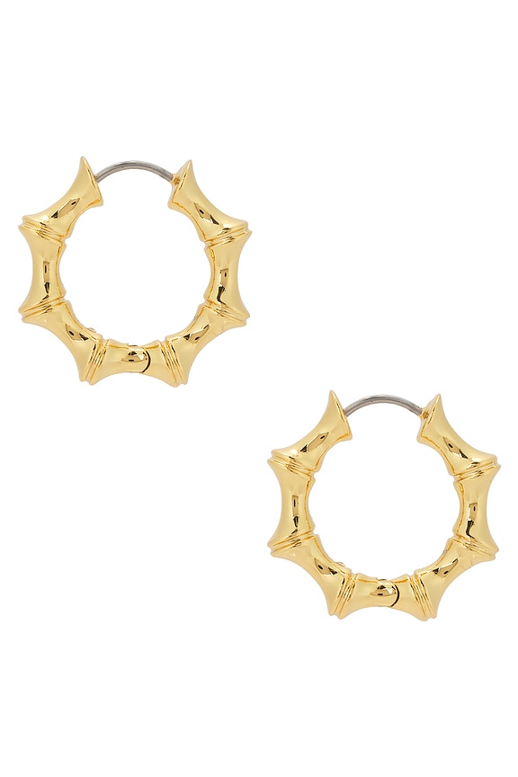 view 2 of 3 Bambu Hoops in Gold