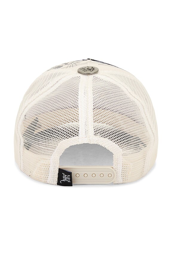 view 2 of 3 Embroidered Battle Skull Hat in Khaki