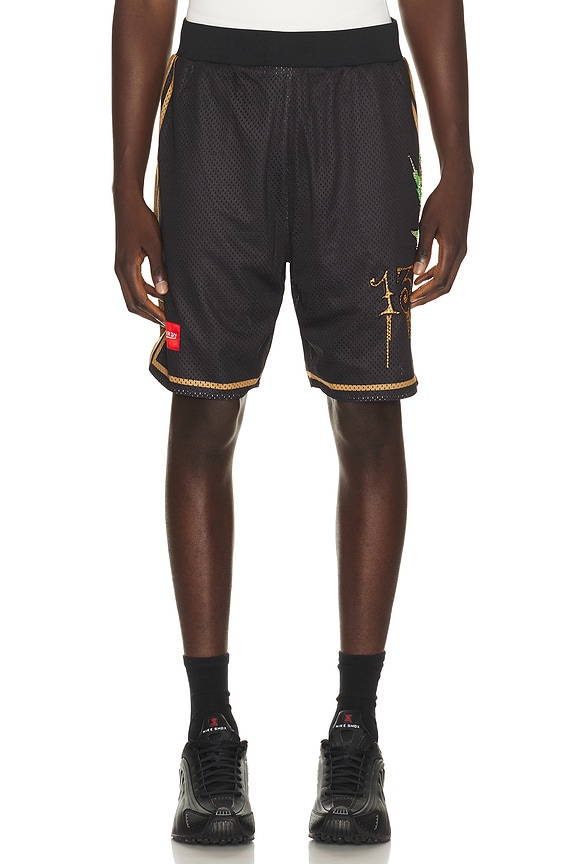view 1 of 6 By Appointment Only Weed Skull Short in Black