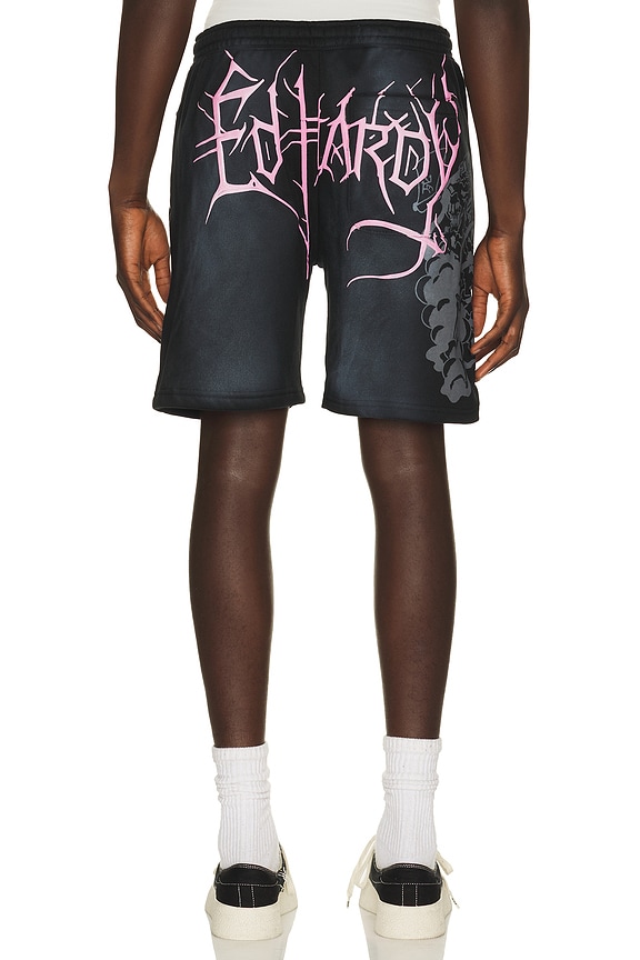 view 2 of 4 Reaper Fleece Short in Sunfade Black
