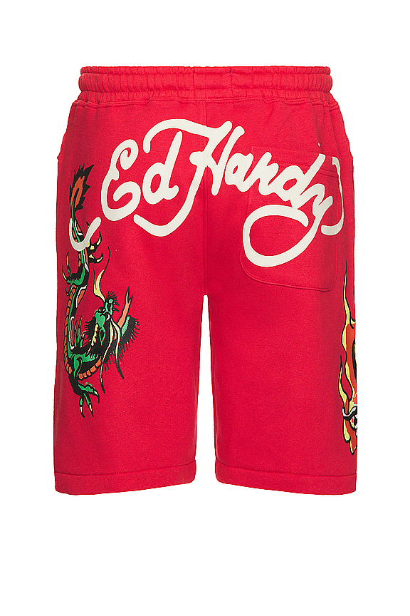 view 2 of 3 FLAME COBRA 반바지 in Cherry