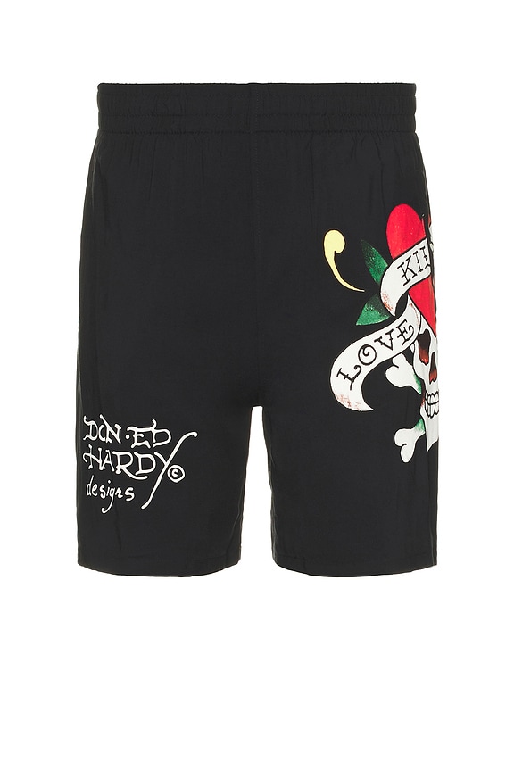 view 2 of 4 Love Kills Slowly Print Short in Black