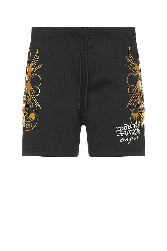 view 2 of 4 Crawling Tigers Mesh Short in Black