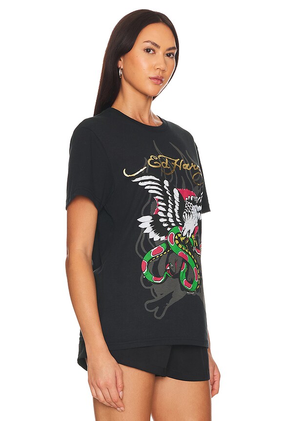 view 2 of 4 ФУТБОЛКА EAGLE SNAKE in Black