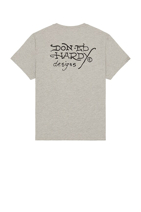 view 2 of 3 Panther Dagger Tee in Heather Grey