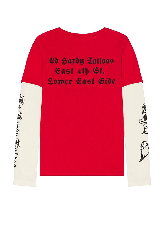 view 2 of 4 FLAME ロングスリーブ in Cherry