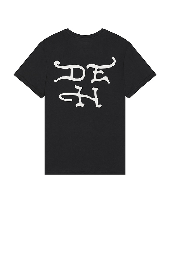 view 2 of 4 Panther Head Rhinestone Tee in Black