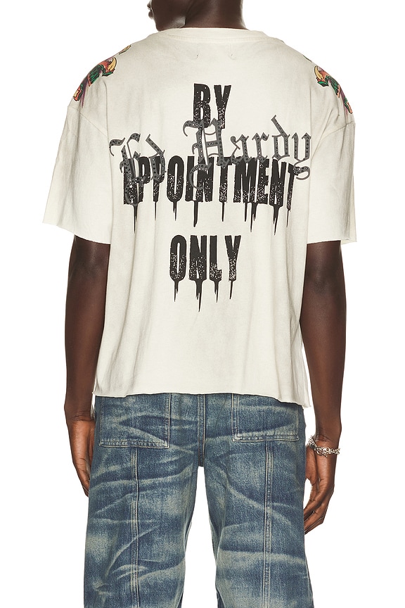 view 2 of 5 By Appointment Only Reaper Cropped Boxy Tee in Vintage Ivory