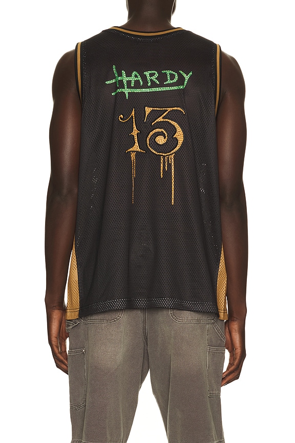 view 2 of 5 By Appointment Only Weed Skull Jersey in Black