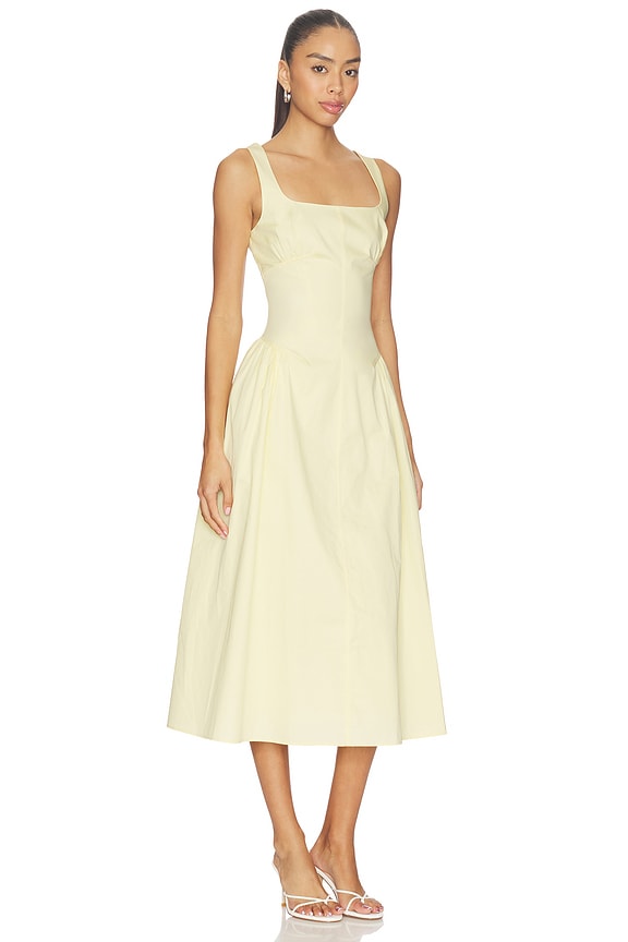 view 2 of 3 ROBE CALISTA in Butter Yellow