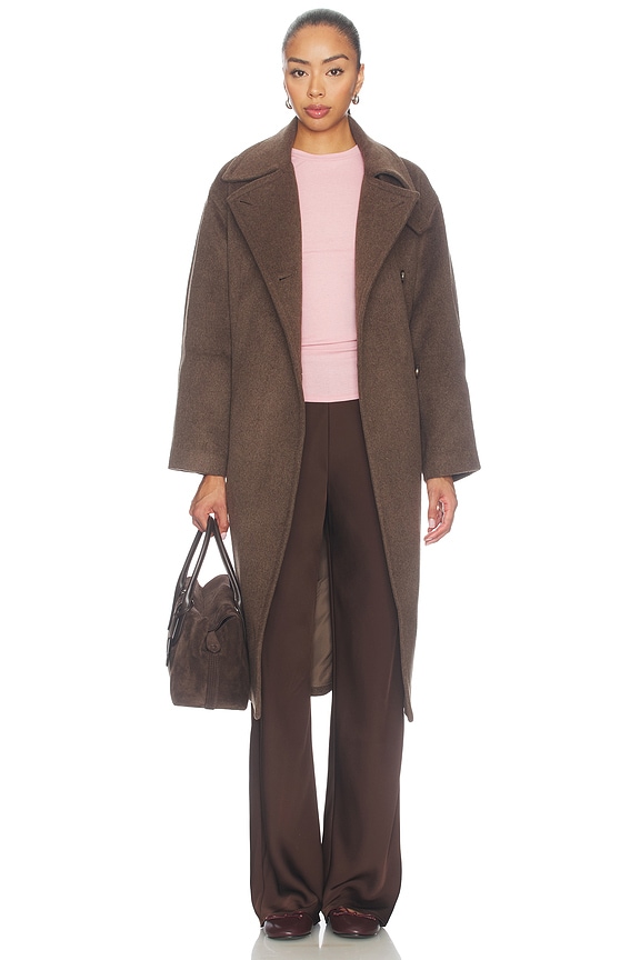 view 2 of 4 Genesis Coat in Brown