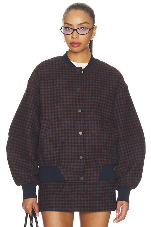 view 2 of 6 BLOUSON SIMONE  in Navy & Brown